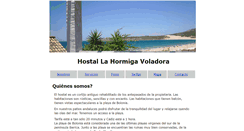 Desktop Screenshot of lahormigavoladora.com